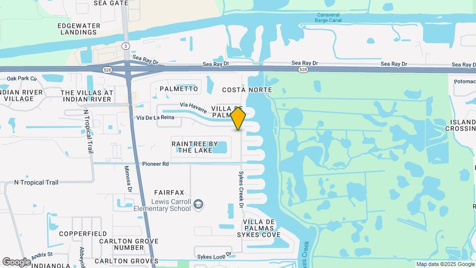 2435 Sykes Creek Dr Map and Location Details