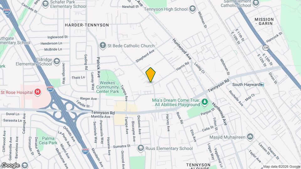 27451 Tyrrell Ave Map and Location Details