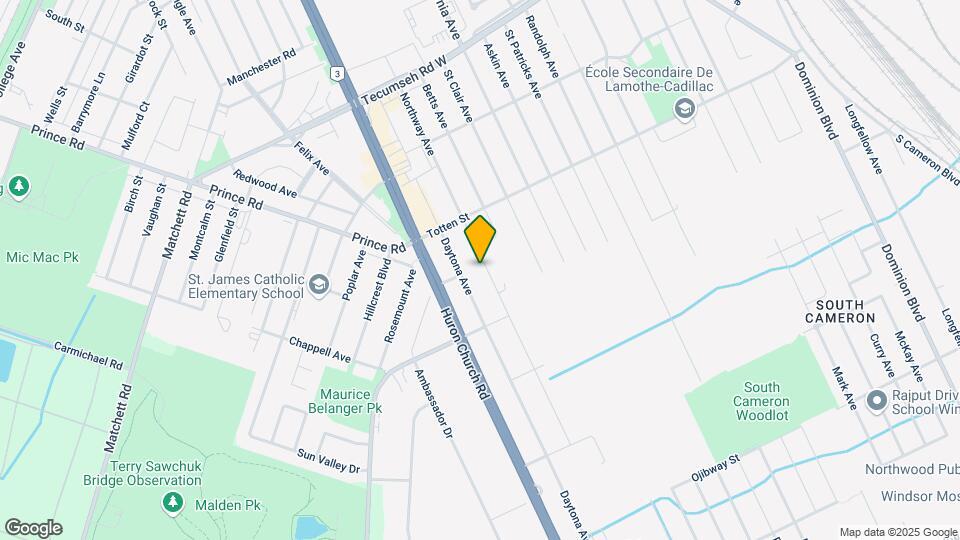 1775 Northway Ave Map and Location Details