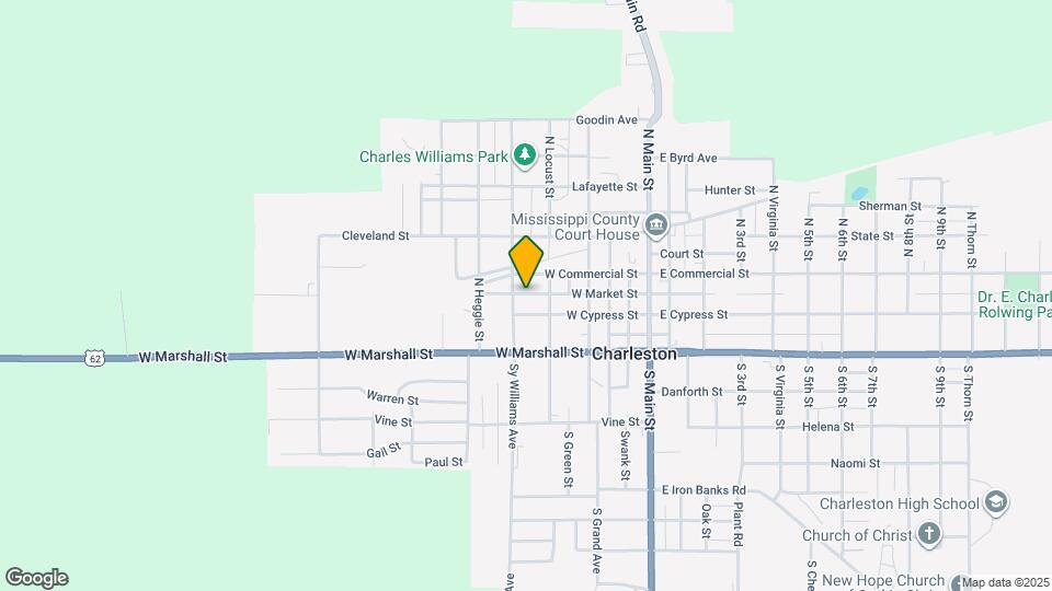 406 W Market St Map and Location Details