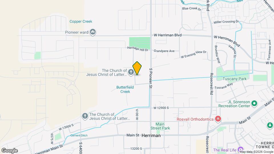 12689 S Starlite Hill Ln, Unit Jacobs Map and Location Details