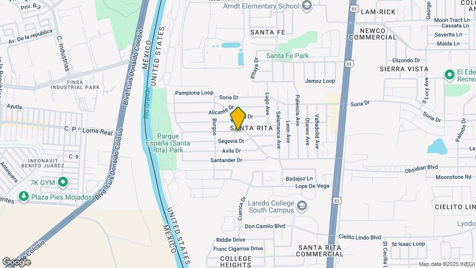 227 Malaga Dr Map and Location Details