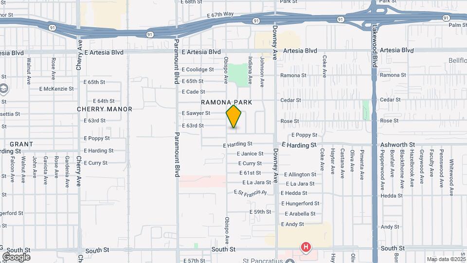 6271 Coronado Ave Map and Location Details