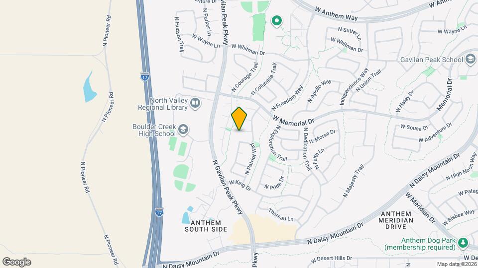 3553 W Morse Ct Map and Location Details