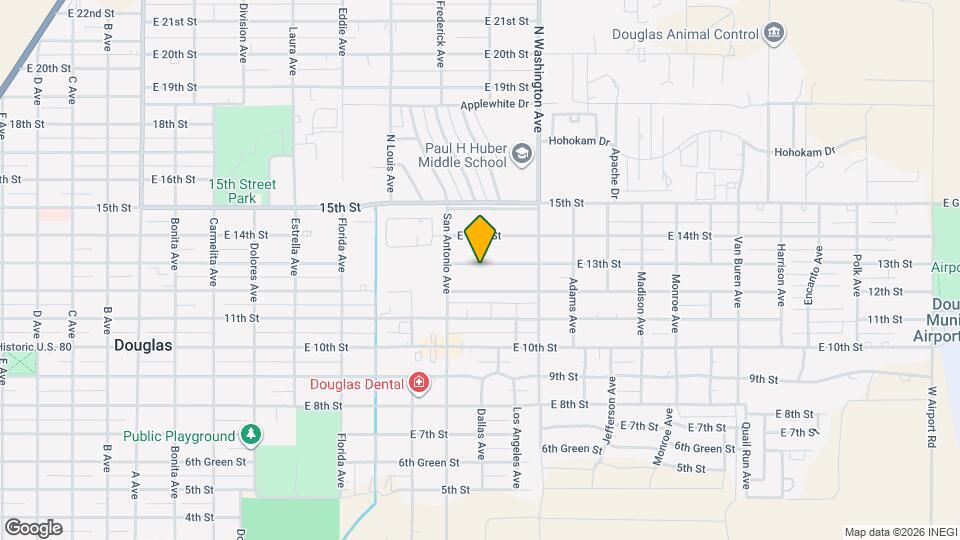 1951 E 13th St Map and Location Details