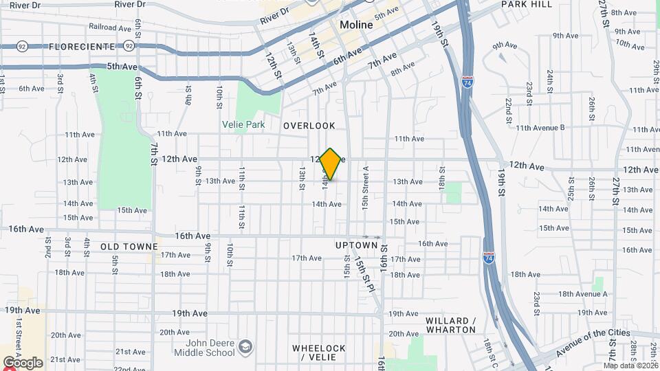 1302 14th St, Unit unit 3 Mapa y Detalles de la Ubicación