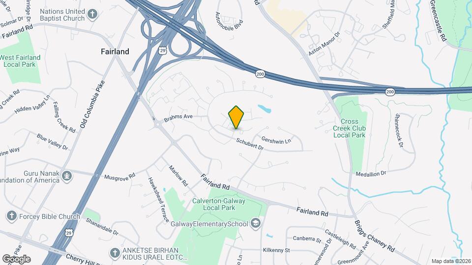 2970 Schubert Dr Map and Location Details