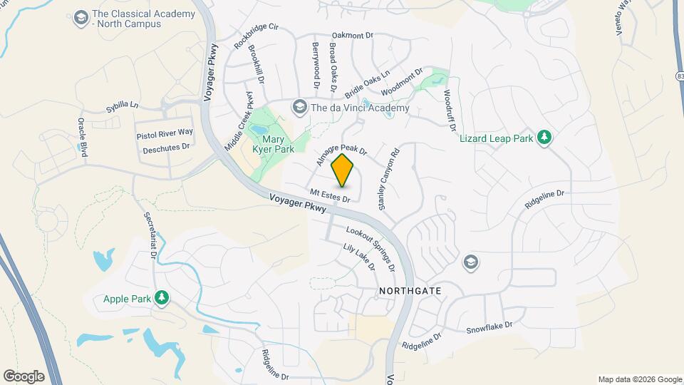 1266 Mt Estes Dr Map and Location Details