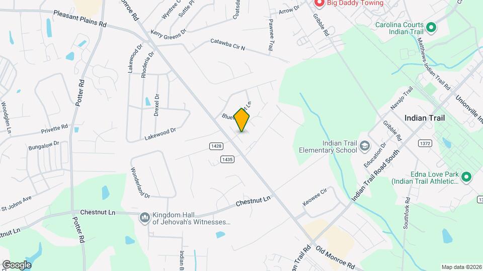 206 Park Meadows Dr Map and Location Details