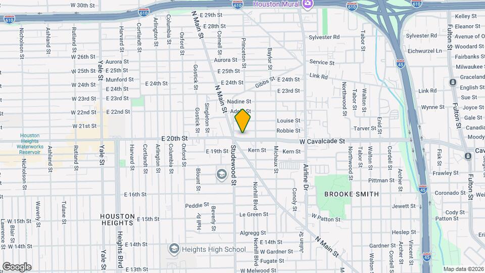 1132 W Cavalcade St Map and Location Details