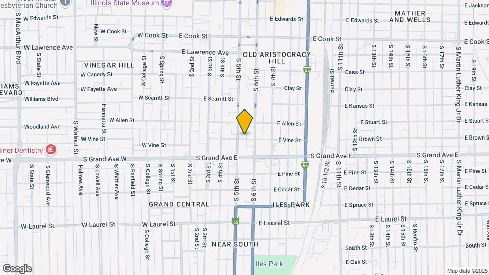 515 E Vine St, Unit 515 E Vine Apt B Map and Location Details