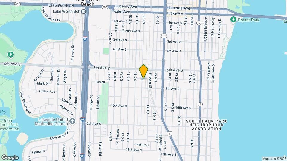 706 S F St Map and Location Details