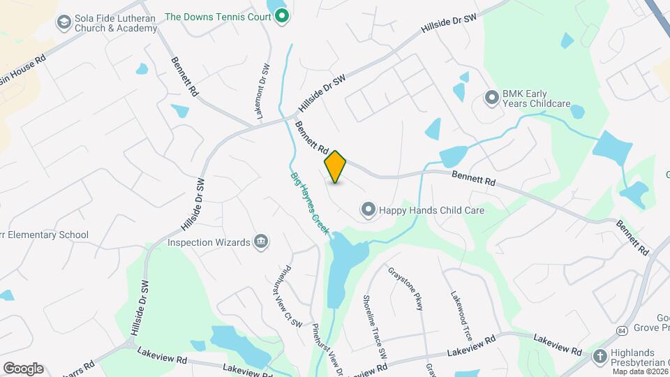 1740 Big Haynes Ct SW Map and Location Details