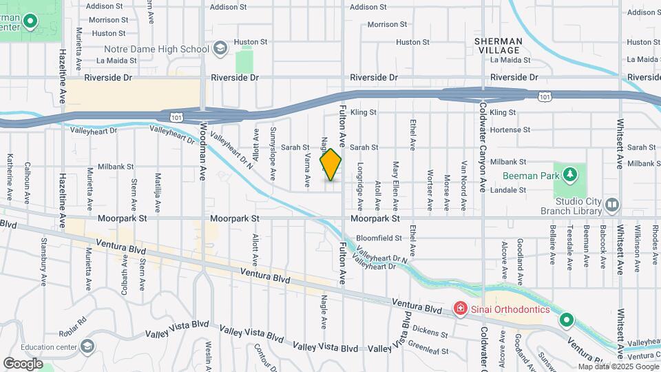 4506 Nagle Ave Map and Location Details