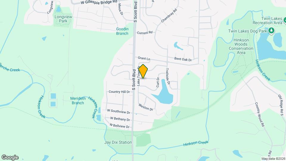 4200 Cedar Crest Ln Map and Location Details