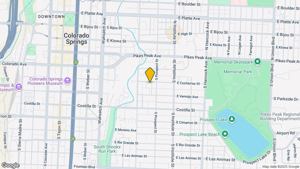 735 E Cucharras St Map and Location Details