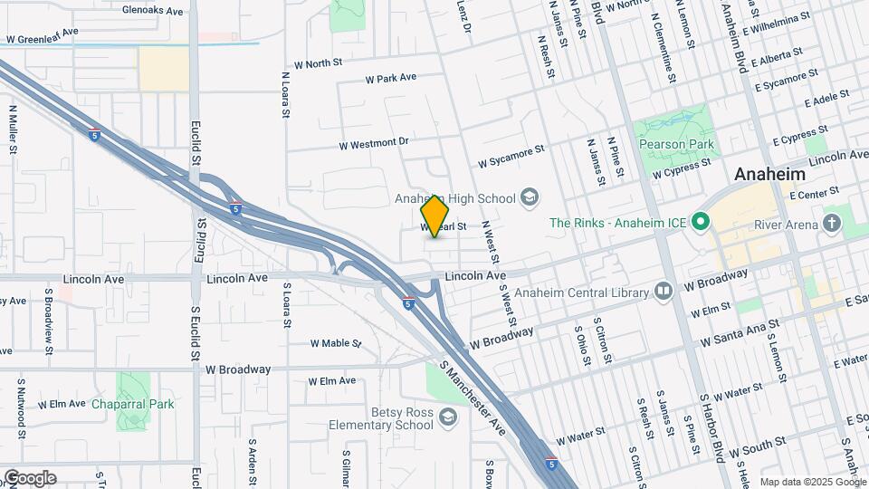 1225 W Diamond St Mapa y Detalles de la Ubicación