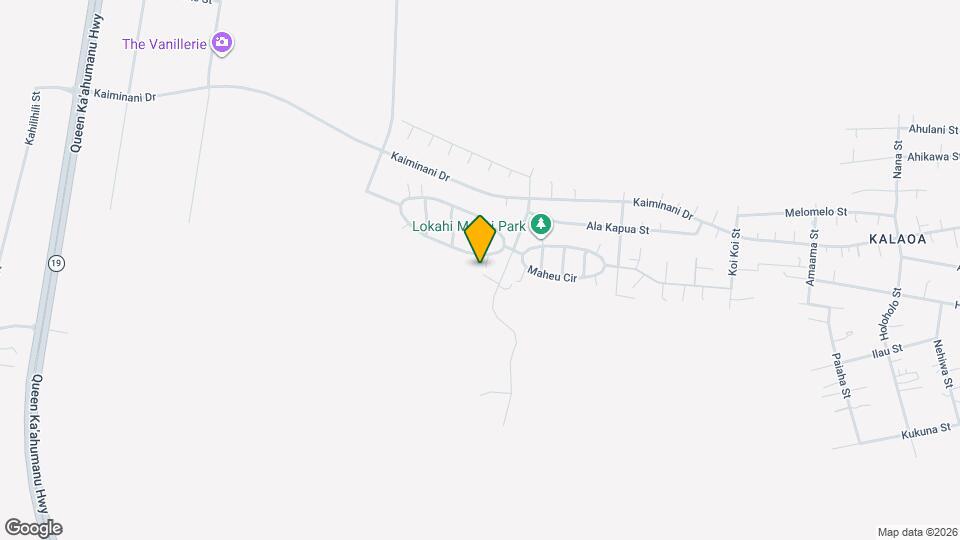 73-4370-4370 Moana Hema Pl Map and Location Details