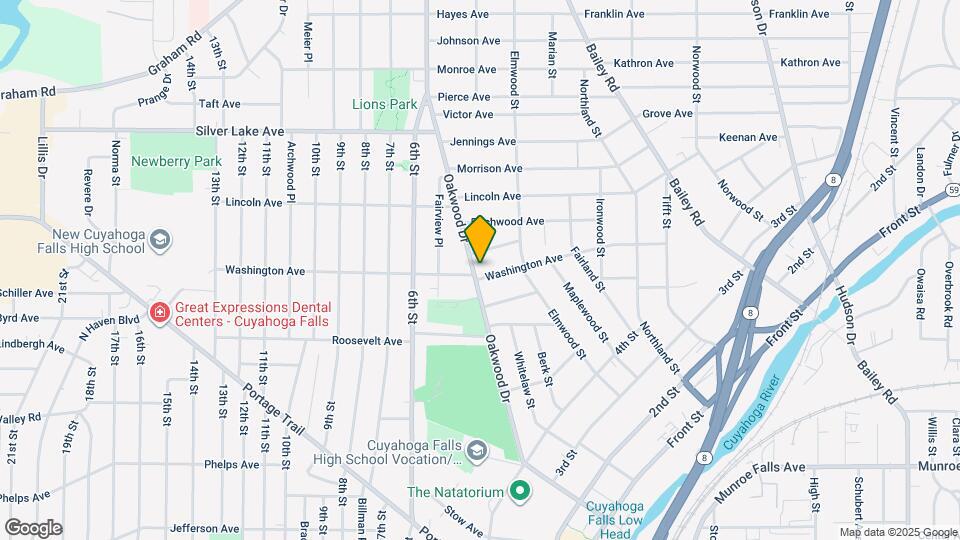 2703 Oakwood Drive Map and Location Details