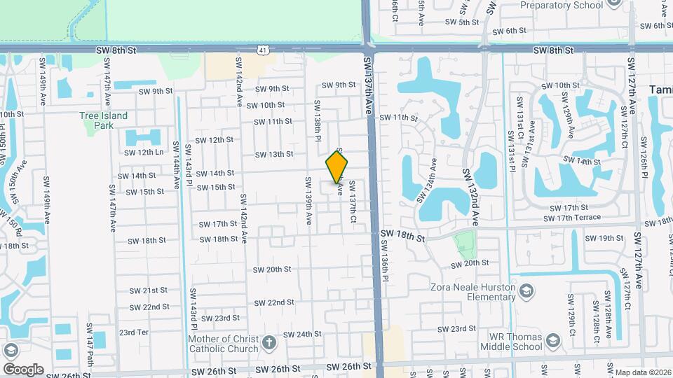 1530 SW 138th Ave Map and Location Details