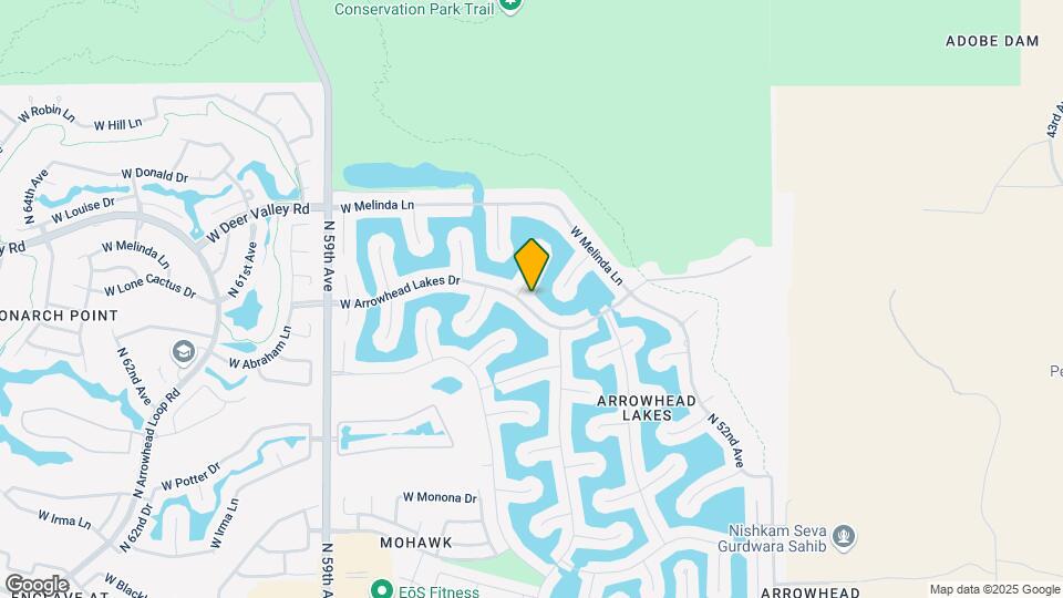 5534 W Arrowhead Lakes Dr Map and Location Details