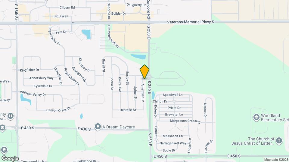 3937 Amethyst Dr Map and Location Details