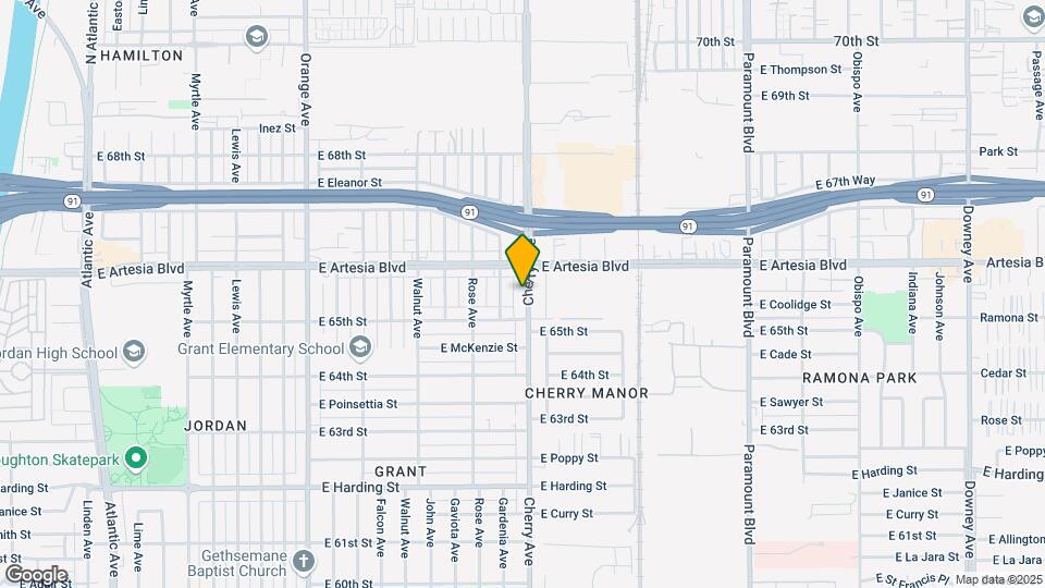 6545 Cherry Ave, Unit Front Map and Location Details