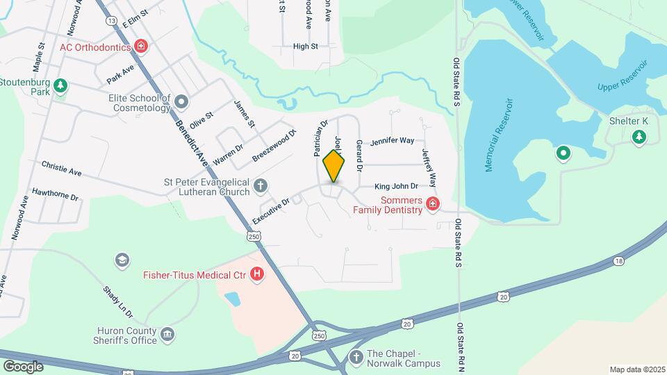 Luther Oaks Retirement Apts Map and Location Details