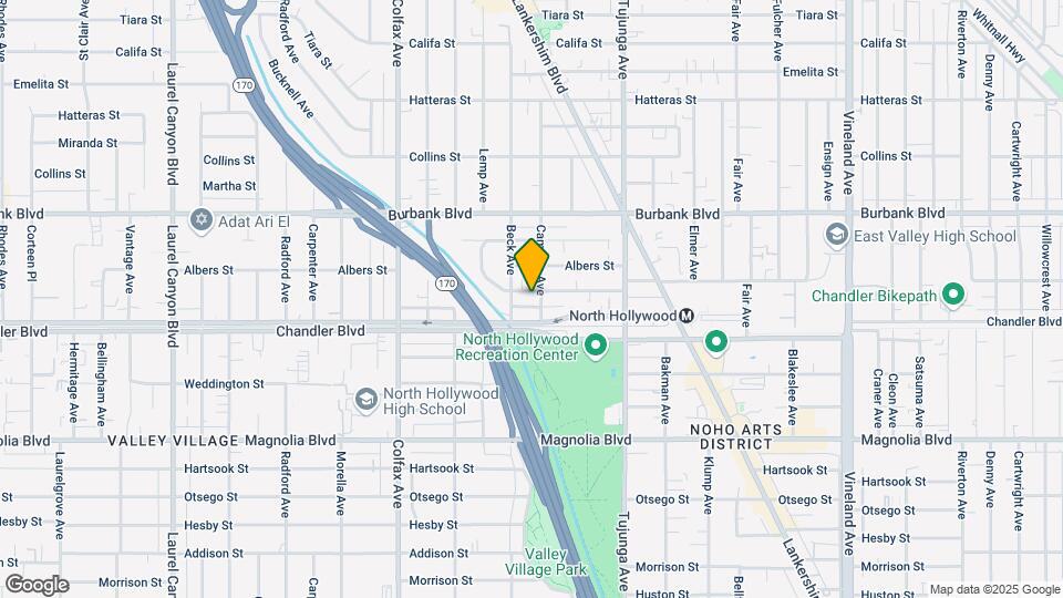 11510 Cumpston St Map and Location Details