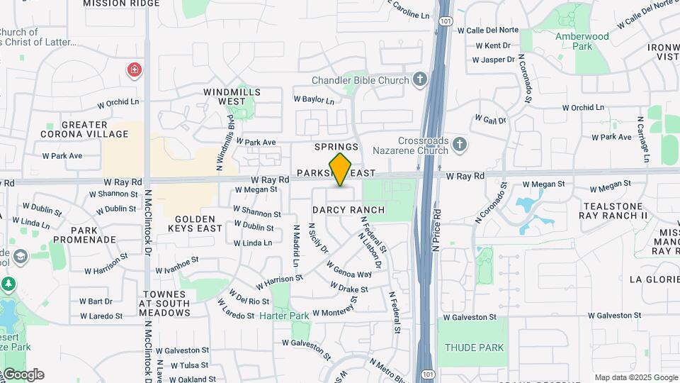 3323 W Megan St Map and Location Details