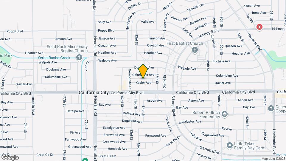 8355 Xavier Ave Mapa y Detalles de la Ubicación
