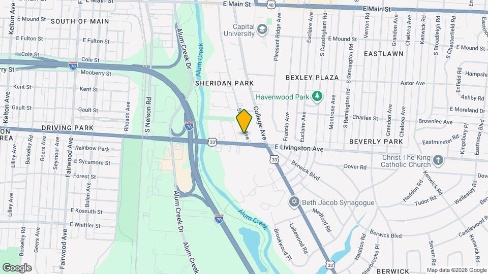 969 Sheridan Ave Map and Location Details