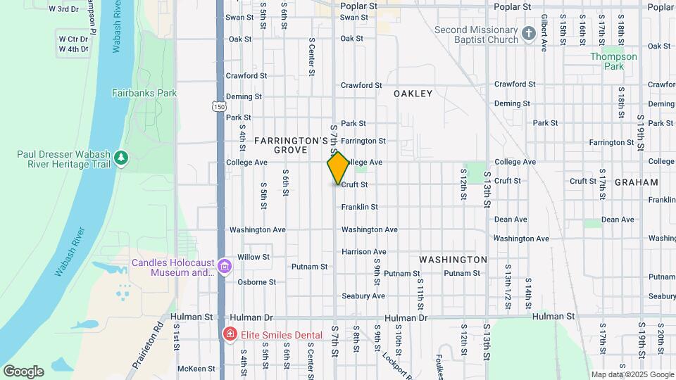 1208 S 7th St Map and Location Details