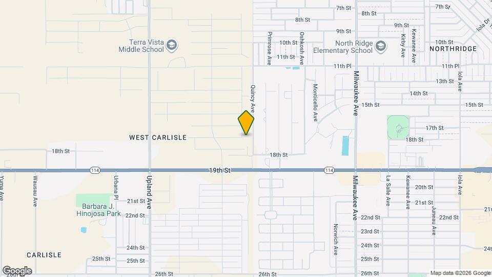 1713 Quincy Ave Map and Location Details