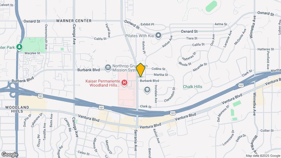 20865 Burbank Blvd Map and Location Details