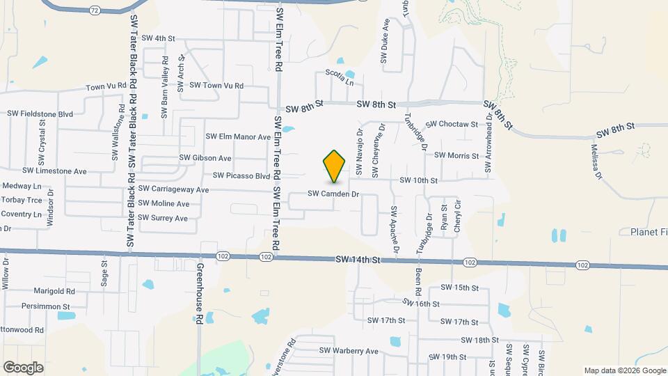 3004 SW Camden Dr Map and Location Details