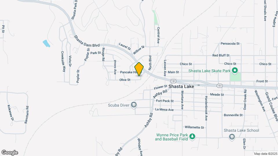 3855 Olive St Mapa y Detalles de la Ubicación