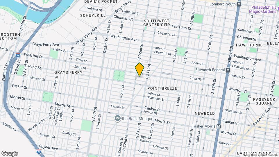 2134 Sears St Map and Location Details