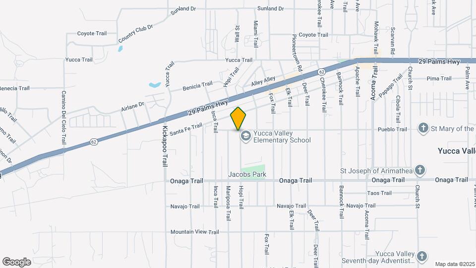 55595 Pueblo Trail Map and Location Details