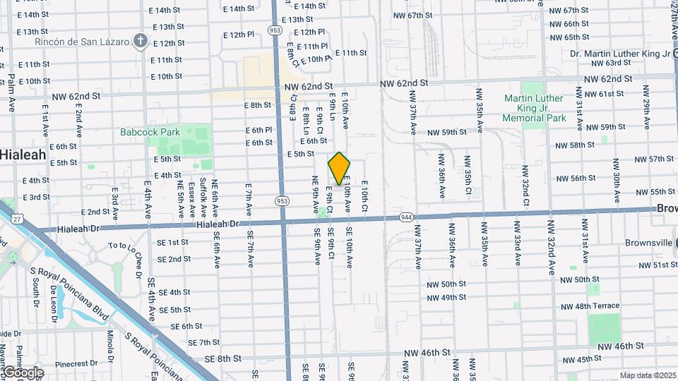 951 E 2nd St Map and Location Details