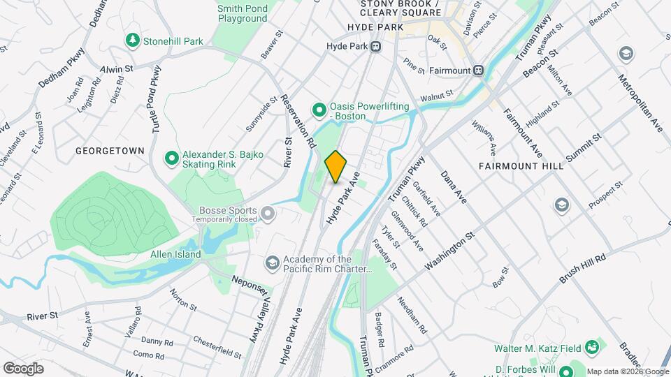 12 Winter St, Unit PH 1 Map and Location Details