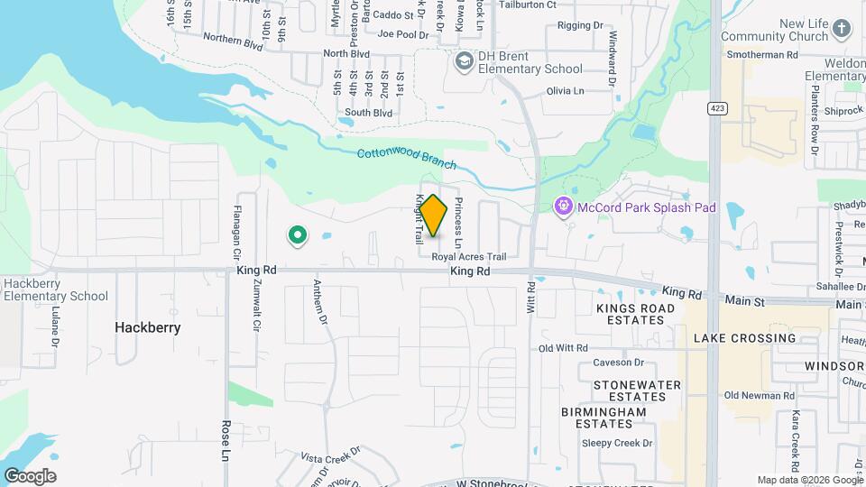 1612 Crown Point Dr Map and Location Details