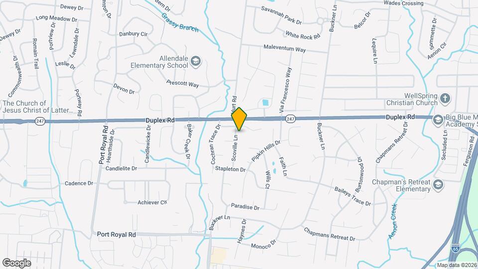 2804 Scoville Ln Map and Location Details