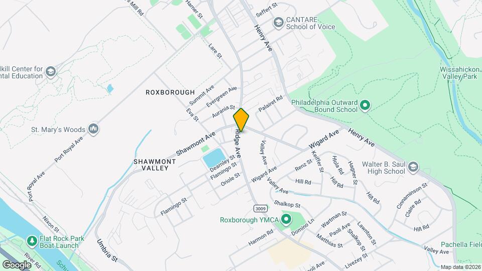 7701 Ridge Ave Map and Location Details