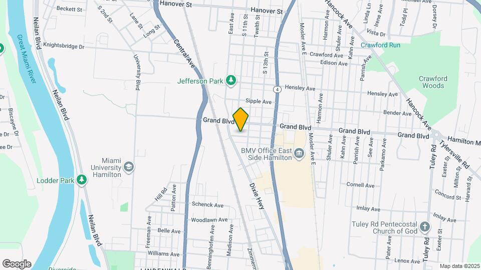 1118 Bonacker Ave Map and Location Details