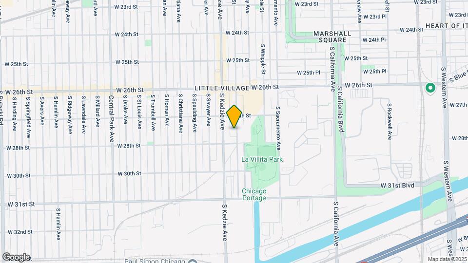 2734 S Troy St Mapa y Detalles de la Ubicación