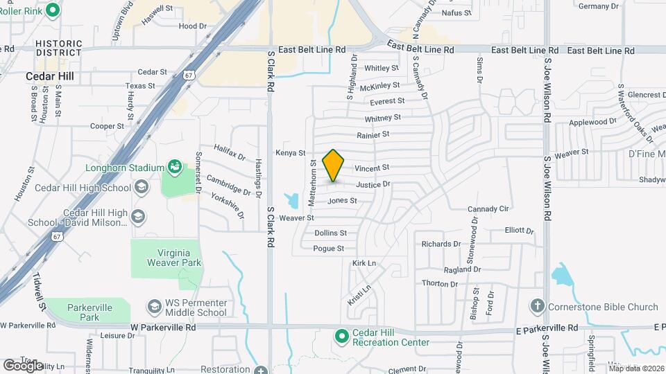 417 Justice Dr Map and Location Details