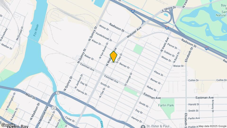 1020 Berner St Map and Location Details