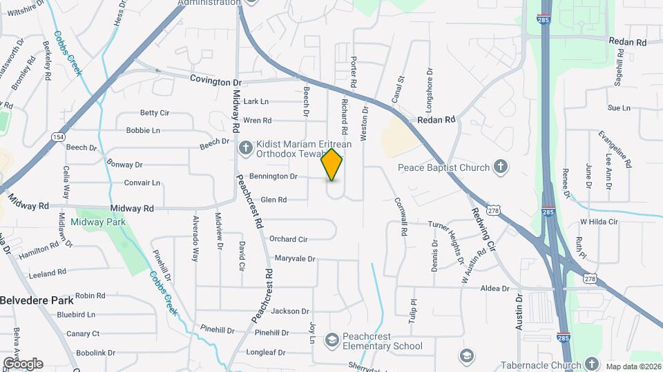 1290 Richard Rd Map and Location Details