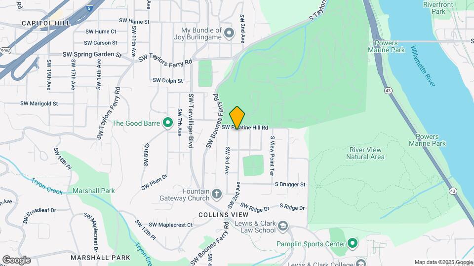 9225 SW 2nd Ave Map and Location Details